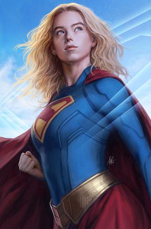 Superman #39 CVR E CVR E STANLEY ARTGERM LAU SUPERGIRL MOVIE CARD STOCK cover