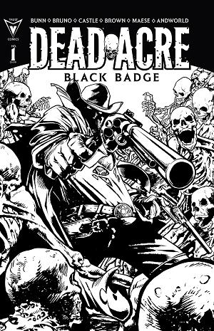 Dead Acre #1 CVR E CVR E INC 1:4 (40) NATHAN GOODEN B&W cover