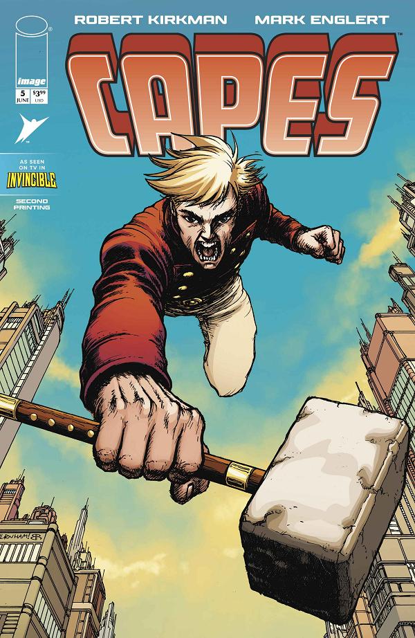 Invincible Universe Capes #5 variant cover by Chris Burnham