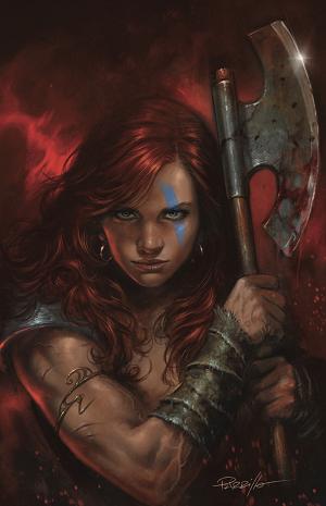 Red Sonja She Devil With A Sword #2 CVR Z CVR ZB LUCIO PARRILLO FOIL VIRGIN cover