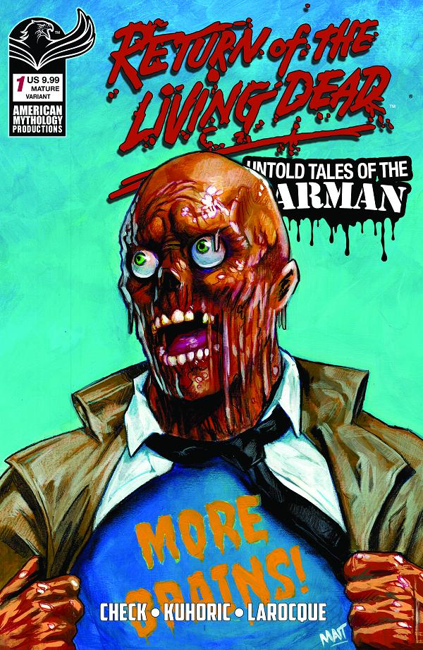 Return Living Dead Untold Tales Of Tarman #1 variant cover by Paul Maitland