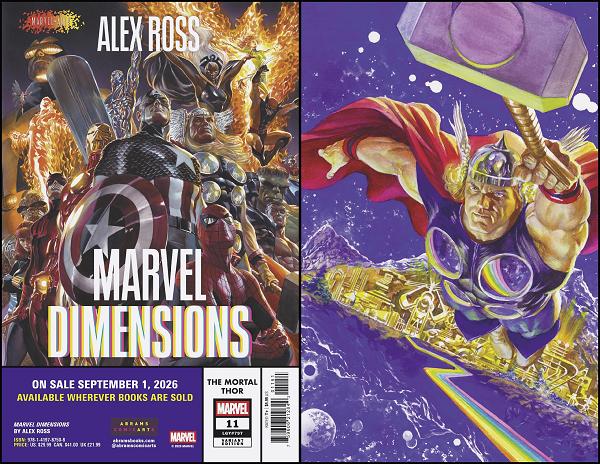 Mortal Thor #11 ALEX ROSS MARVEL DIMENSIONS VARIANT cover