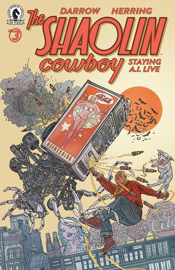 Shaolin Cowboy: Staying A.i.live (Cvr A) (Geof Darrow) #3 cover