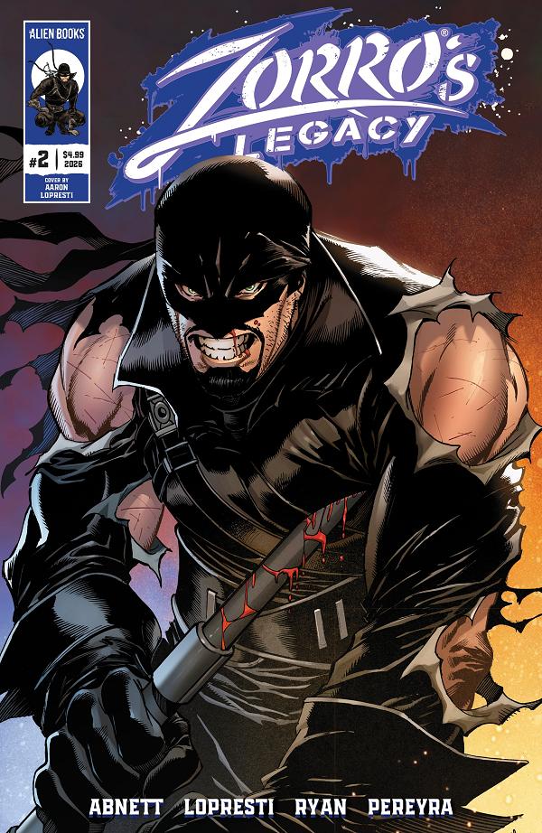 Zorro's Legacy Cover A (Lopresti) #2 cover by Aaron Lopresti