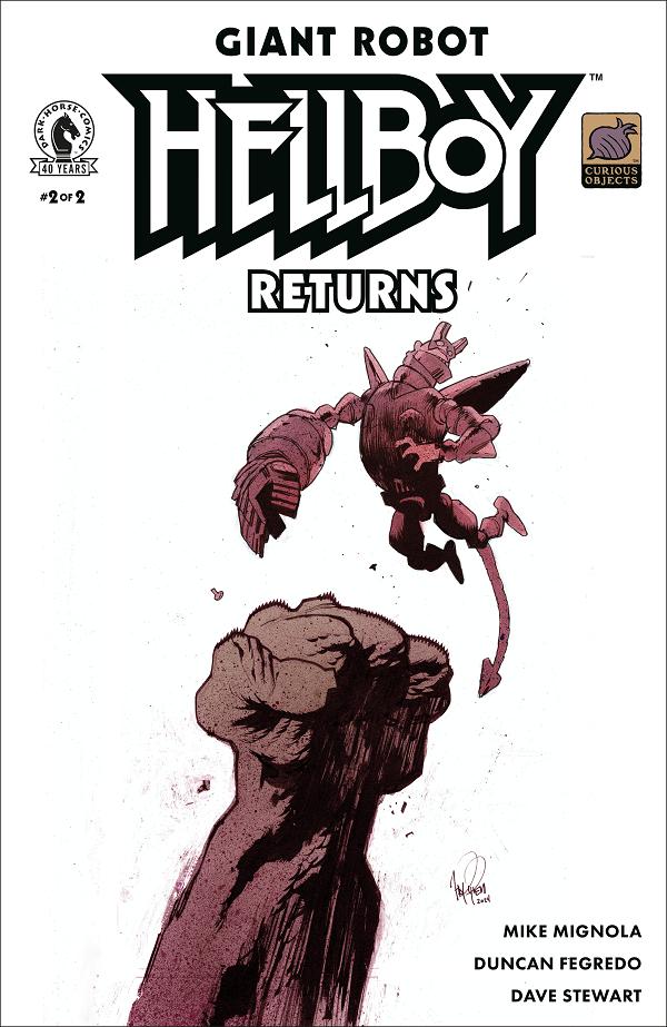 Giant Robot Hellboy Returns (Cvr A) (Duncan Fegredo) #2 variant cover by James Harren