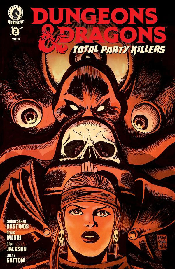 Dungeons & Dragons: Total Party Killers (Cvr A) (Elizabeth Beals) #2 variant cover by Francesco Francavilla