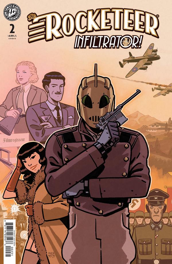 The Rocketeer: Infiltrator! Cover A (Kotz) #2 variant cover by Alex Nieto