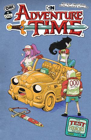 Adventure Time (2025) Cvr A Nick Winn #16 CVR B JOHN P GOLDEN VAR cover