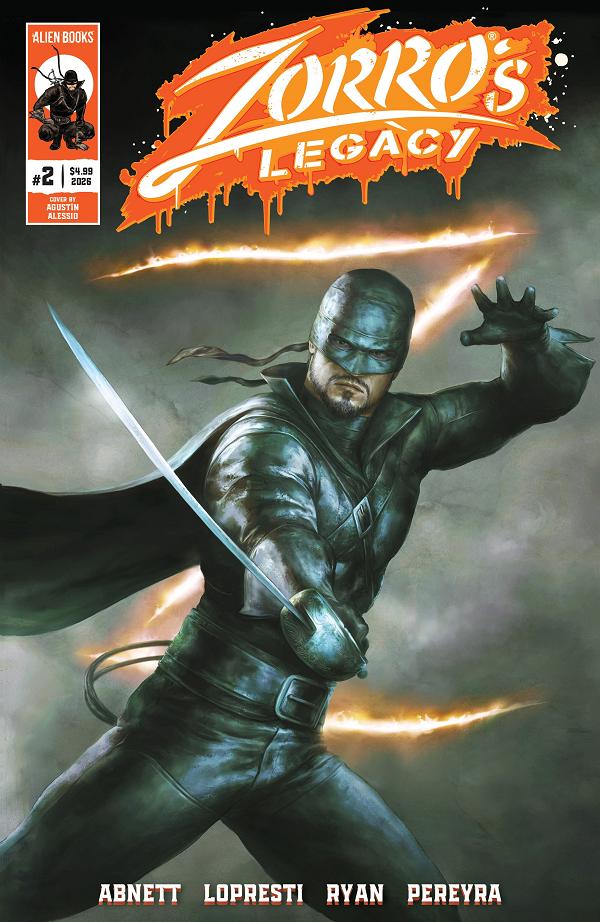 Zorro's Legacy Cover A (Lopresti) #2 variant cover by Agustin Alessio