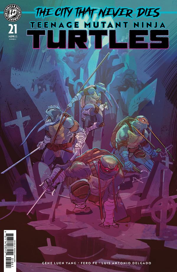 Teenage Mutant Ninja Turtles Cover A (Pe) #21 variant cover by Dennis Menheere
