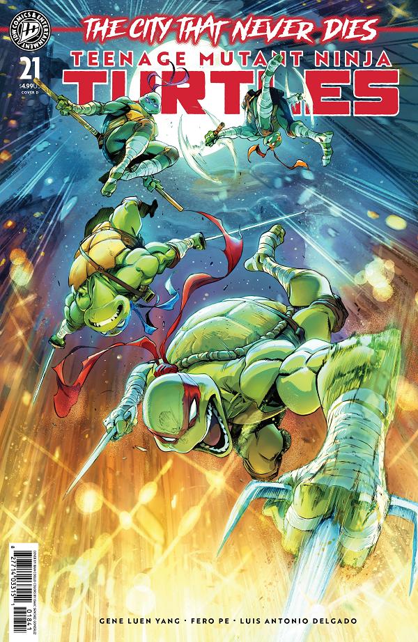 Teenage Mutant Ninja Turtles Cover A (Pe) #21 variant cover by Iban Coello