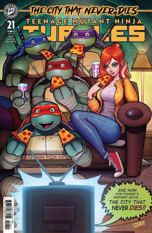 Teenage Mutant Ninja Turtles Cover A (Pe) #21 variant cover by Nathan Szerdy