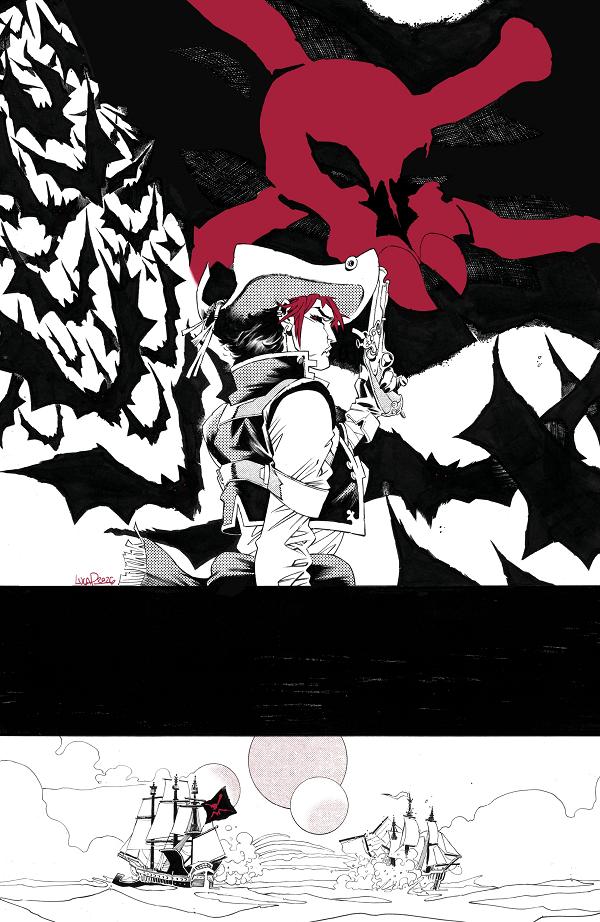 Vampyrates! A Main (Dressed, Pizzari) #2 variant cover by Malachi Ward