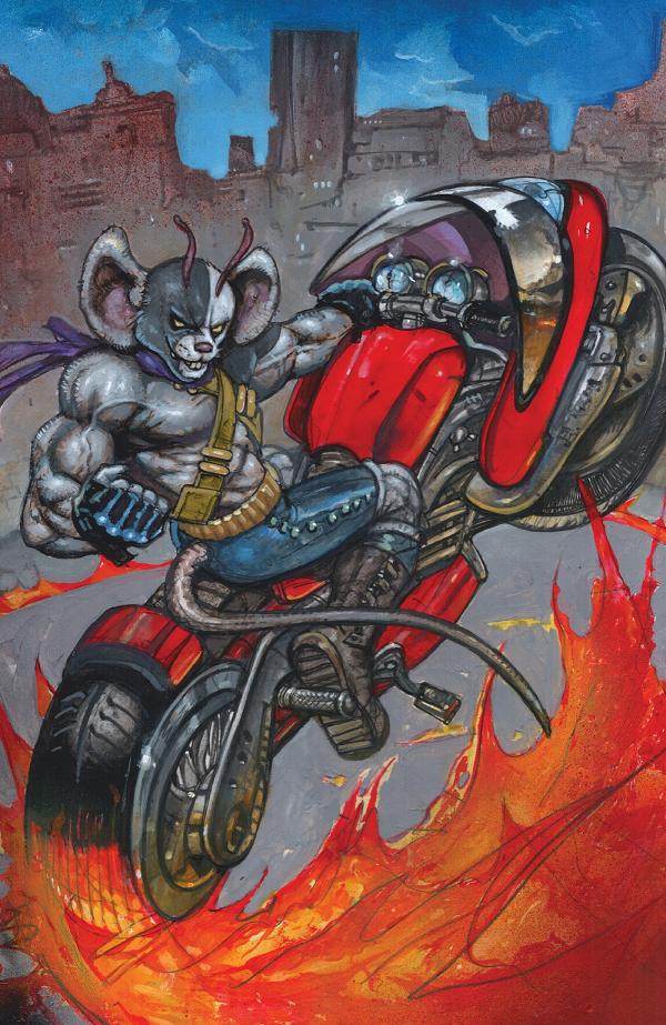 Biker Mice From Mars Scorch Cvr A Tango #1 variant cover by Simon Bisley