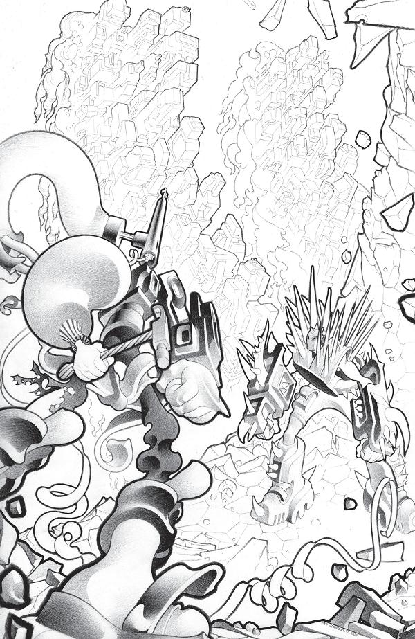 Faceless And The Family Maze Of The Mechanical Aliens Cvr A Matt Lesniewski #2 variant cover by Matt Lesniewski