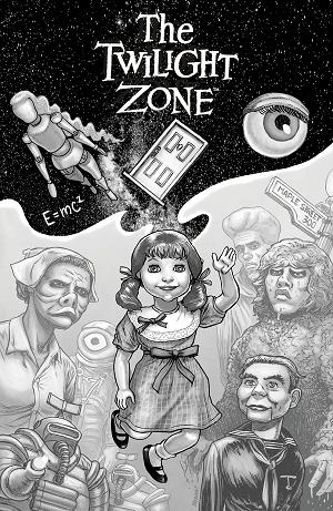 The Twilight Zone Cover A (Peacock) #10 Variant RI (10) (Browne) [1:10] cover