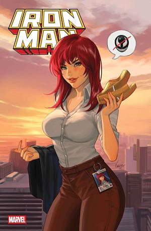 Iron Man #8 LEIRIX MARY JANE WATSON VARIANT cover