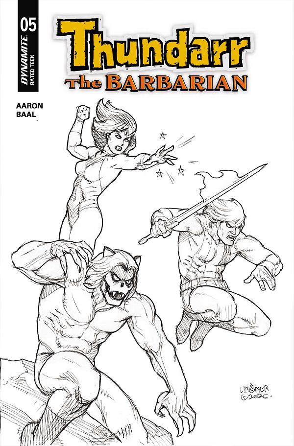 Thundarr The Barbarian #5 cover by Joseph Michael Linsner