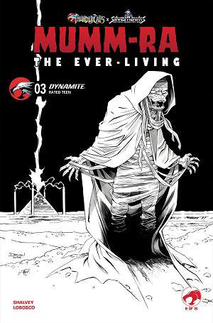 Mumm Ra The Ever Living #3 CVR L CVR L INC 1:7 DECLAN SHALVEY LINE ART VIRGIN cover