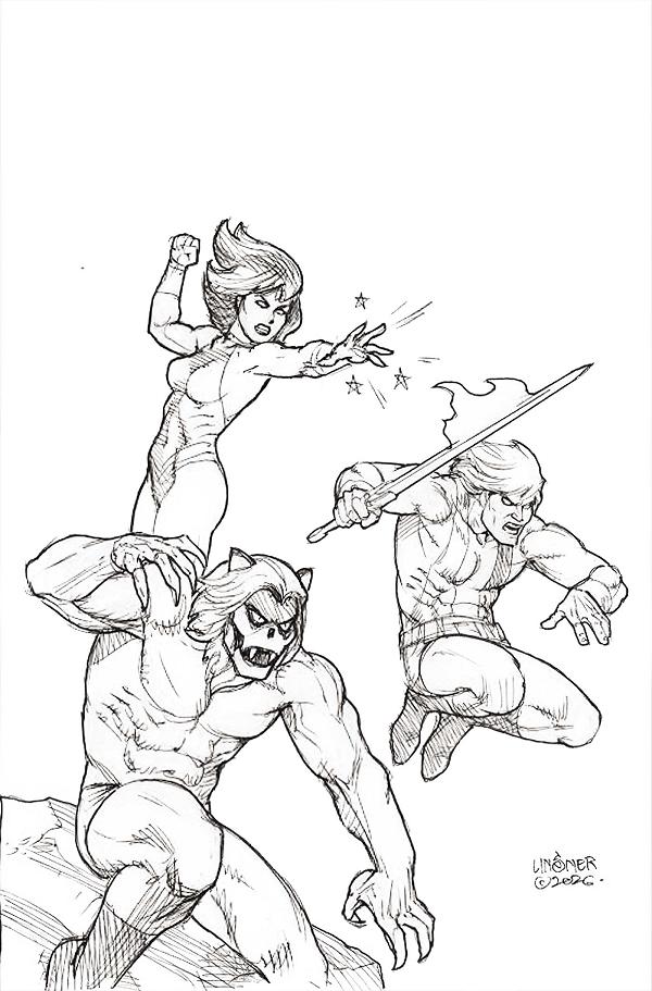 Thundarr The Barbarian #5 variant cover by Joseph Michael Linsner