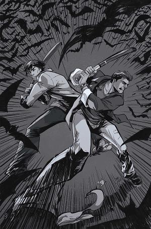 Supernatural #8 CVR L CVR L INC 1:5 DAVID COUSENS LINE ART VIRGIN cover