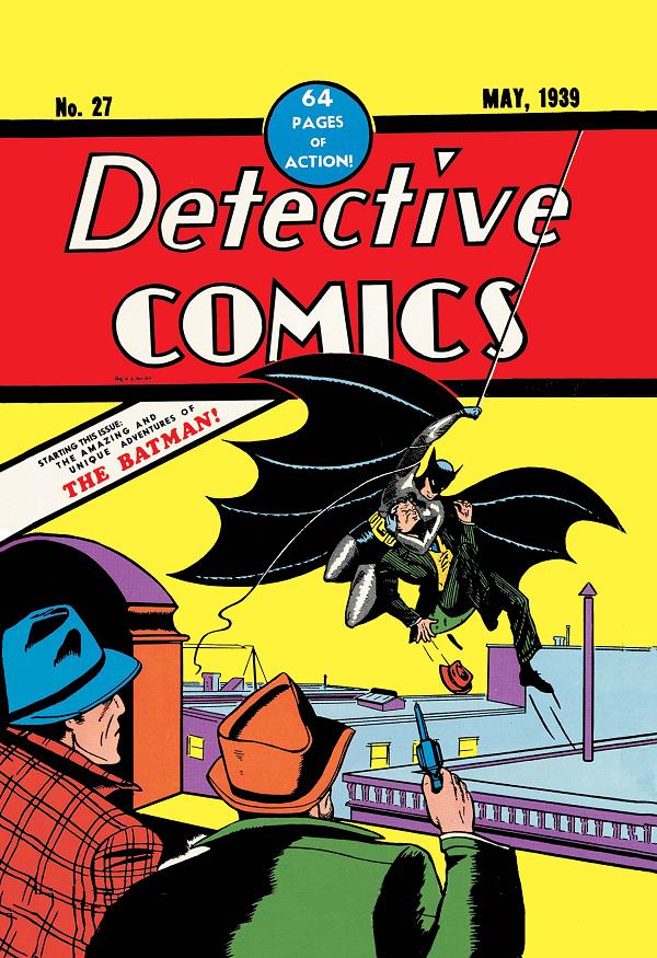 Detective Comics #27 cover by Bob Kane