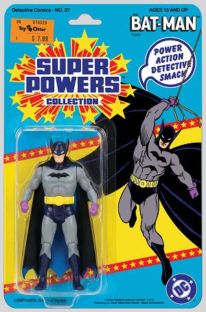 Detective Comics #27 CVR B FACSIMILE EDITION CVR B JASON GEYER & ALEX SAVIUK FIRST APPEARANCE BATMAN SUPER POWERS ACTION FIGURE CARD STOCK cover