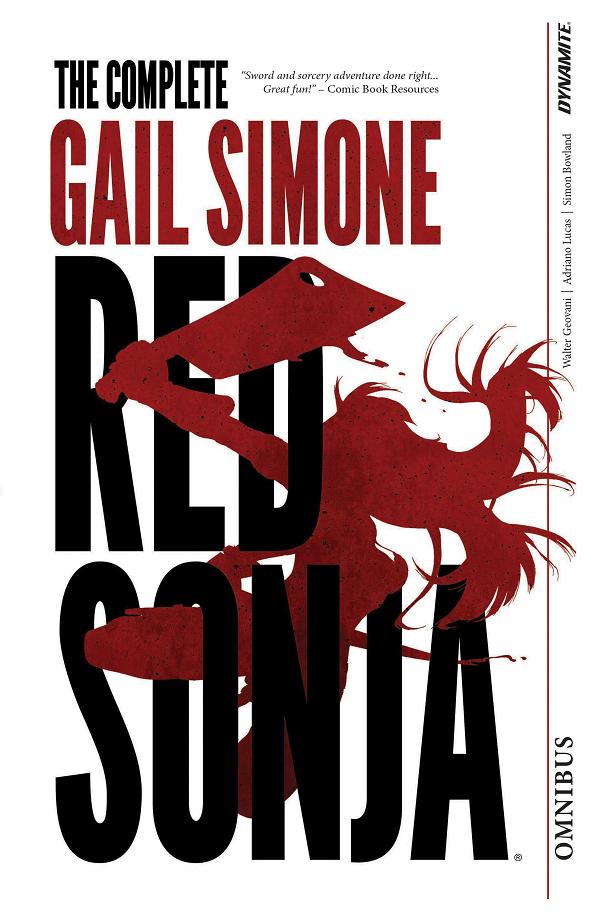 Complete Gail Simone Red Sonja Omnibus TP cover by Jenny Frison