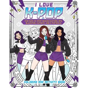 I Love K-Pop TP Coloring And Activity Book