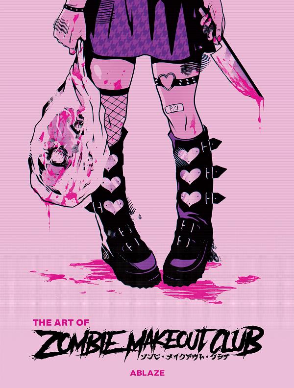 Art Of Zombie Makeout Club HC Deluxe Edition cover by Peter Richardson