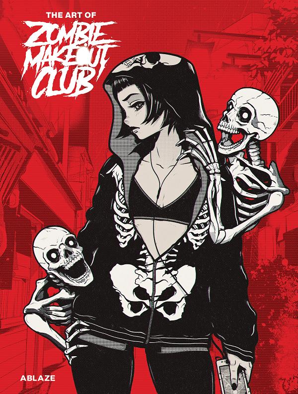 Art Of Zombie Makeout Club HC cover by Peter Richardson