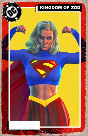 Supergirl #16 CVR E CVR E MARK SPEARS KINGDOM OF ZOD FOIL cover