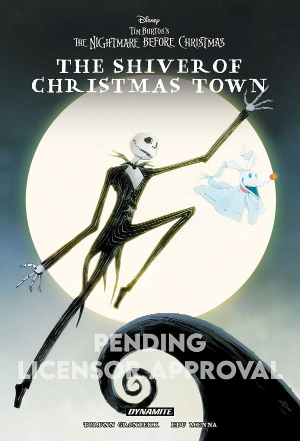 Disney Tim Burtons The Nightmare Before Christmas The Shiver Of Christmas Town HC cover by Jae Lee