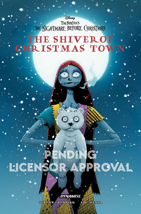 Disney Tim Burtons The Nightmare Before Christmas The Shiver Of Christmas Town TP cover by Jae Lee