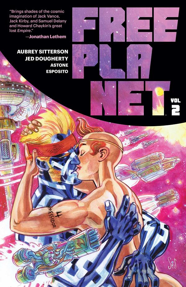 Free Planet TP Vol 02 cover by Jed Dougherty
