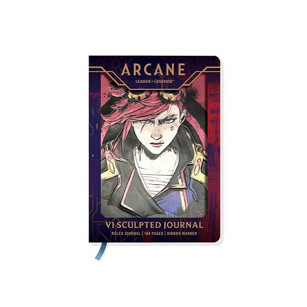 Arcane Sculpted Journal Vi HC cover by Arcane League of Legends