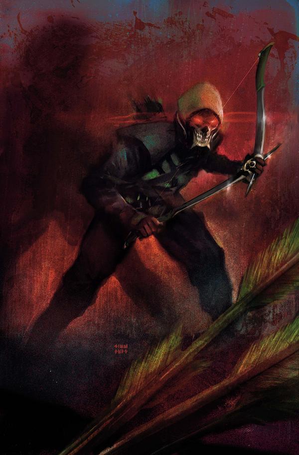 Absolute Green Arrow #4 CVR B (OF 6) CVR B MARTIN SIMMONDS CARD STOCK cover