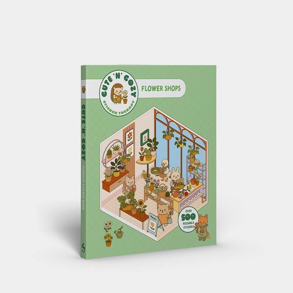 Cute N Cozy Sticker Therapy Flower Shop TP cover by Skittledog