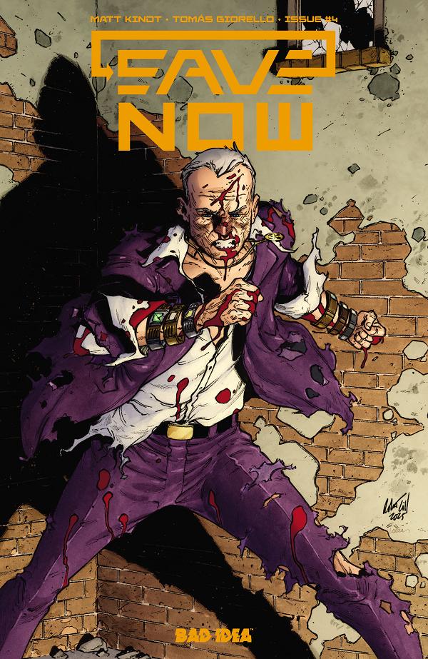 Save Now #4 cover by Robert Gill