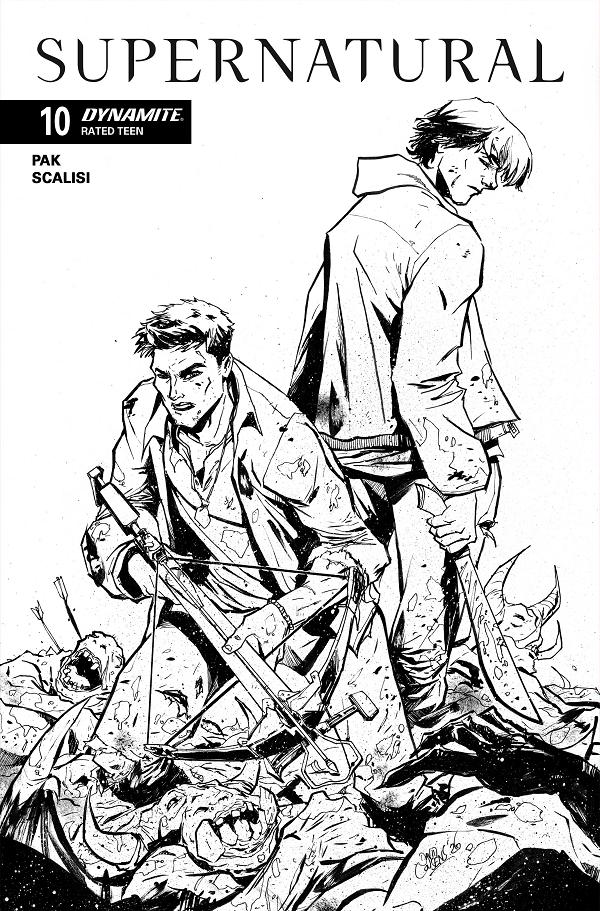 Supernatural #10 variant cover by David Cousens