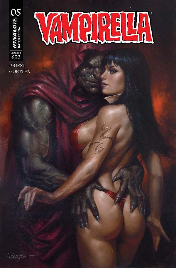 Vampirella (2026) #5 cover by Lucio Parrillo