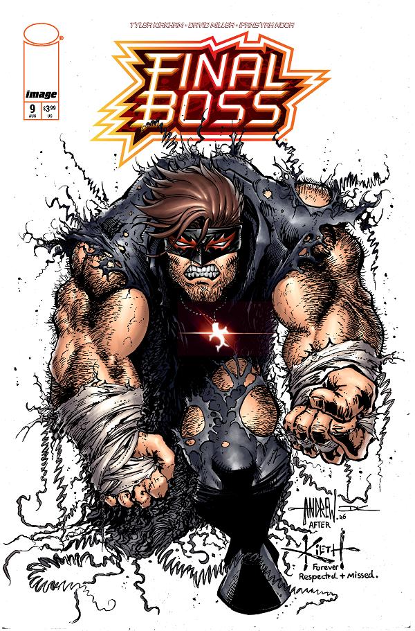 Final Boss #9 variant cover by Andrew Mangum