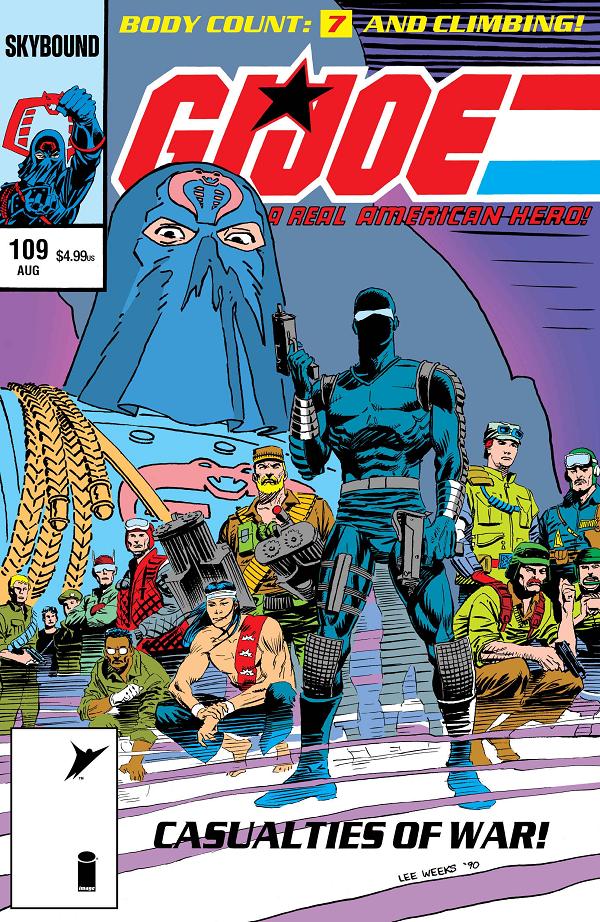 G.I. Joe: A Real American Hero #109 variant cover by Lee Weeks