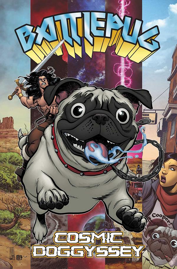 Battlepug Cosmic Doggyssey TP cover by Mike Norton