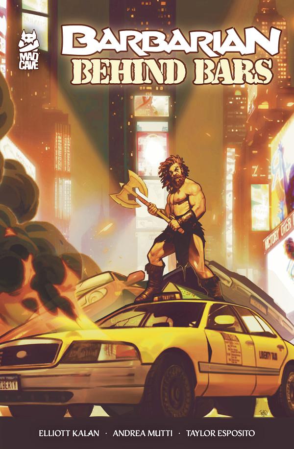 Barbarian Behind Bars TP cover by Francesco Tomaselli