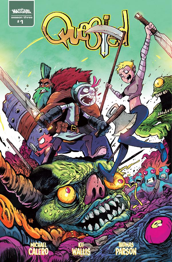 Quested #1 variant cover by Kit Wallis