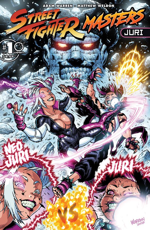 Street Fighter Masters Juri #1 variant cover by Adam Warren