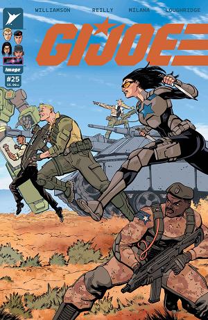 Gi Joe #25 CVR I CVR I TOM REILLY WRAPAROUND FOIL cover