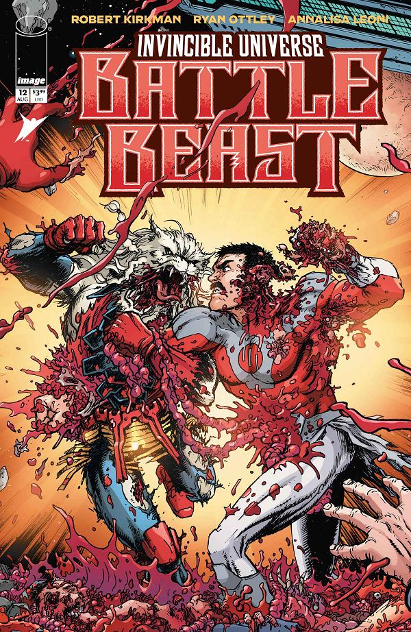 Invincible Universe Battle Beast #12 CVR C CVR C INC 1:10 CHRIS BURNHAM & BRIAN REBER CONNECTING cover