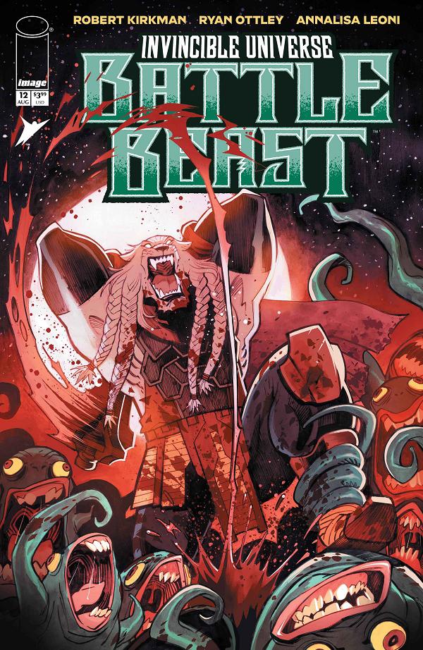 Invincible Universe Battle Beast #12 CVR E CVR E INC 1:50 MIKI MONTLLO cover
